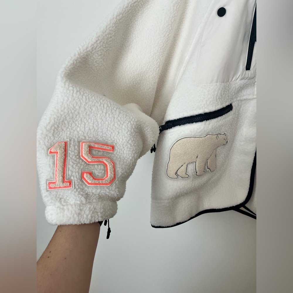 Free People Movement Hit The Slopes Patch Fleece Jacket - Picture 7 of 12